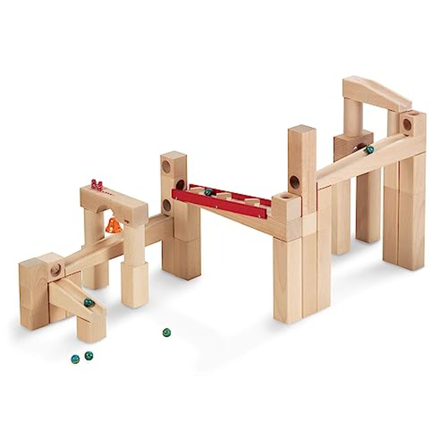 Marble Run Set - Educational Wooden Marble Run Ball Track
