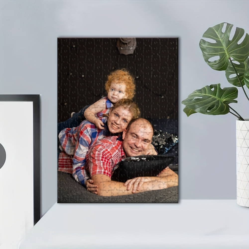 Wooden Puzzle Kids - Personalized Custom Photo Puzzle Customize Parent-child
