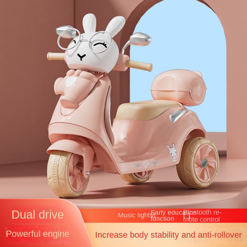 Kids Toys Electric - LazyChild Kids Electric Motorcycle Tricycle Boys