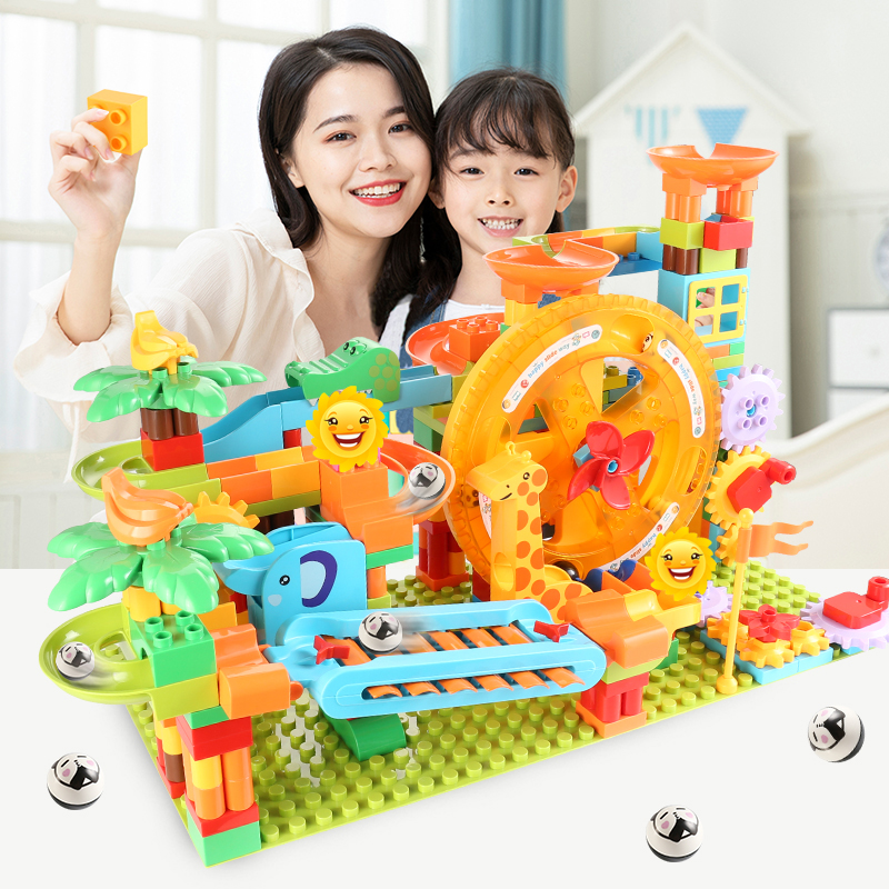 Marble Run Set - 283PCS Large Piano Slide Gear Rolling