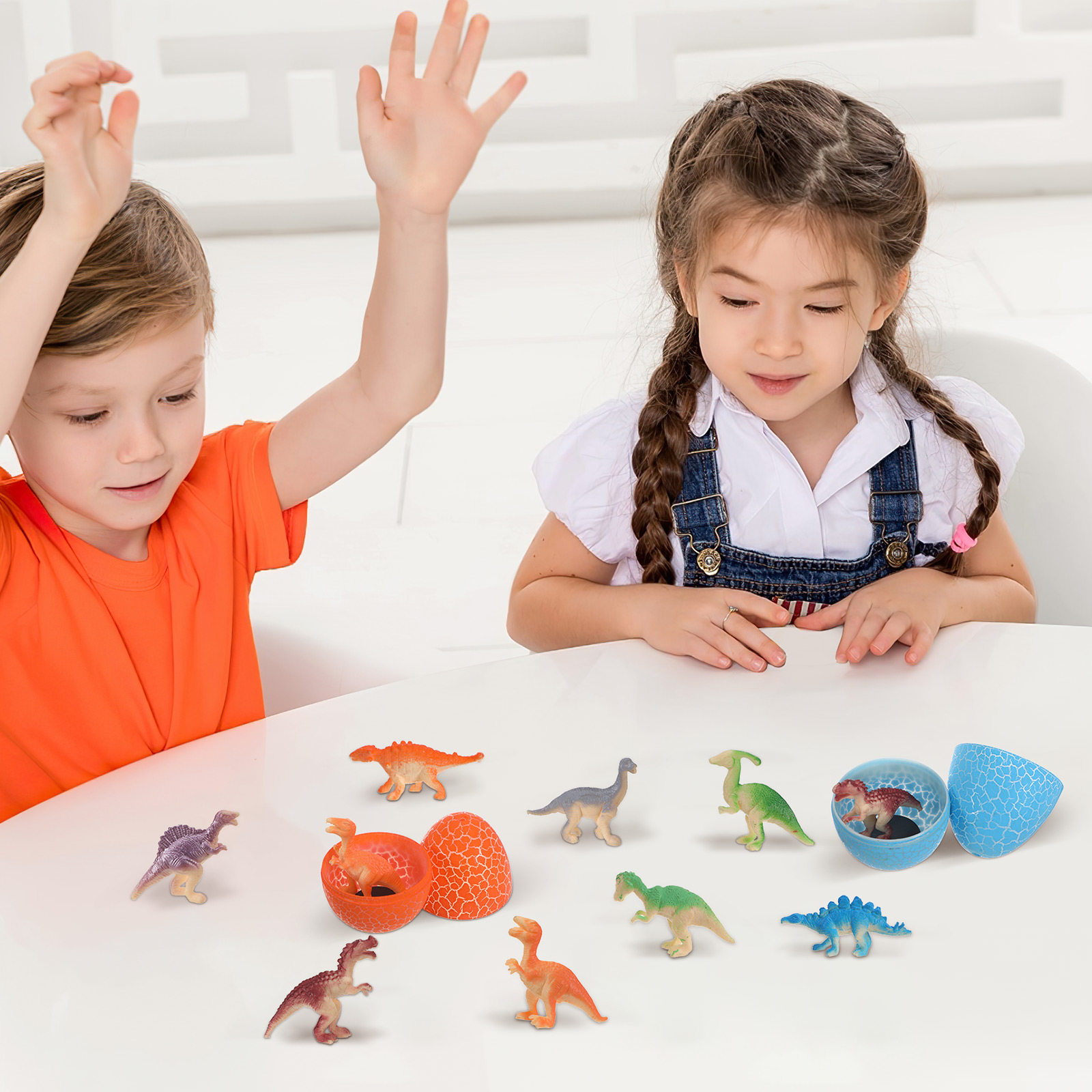 Kids Toys Play Egg - 1Set Dinosaur Egg Educational Set Colorful