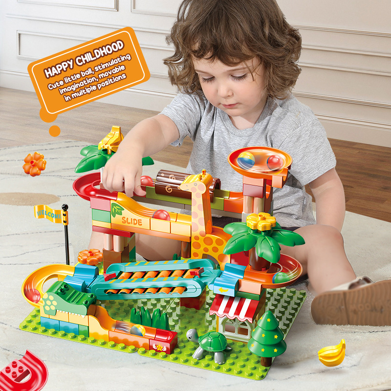 Big-sized Creative Building Bl – Marble Run Set recenzja i cena