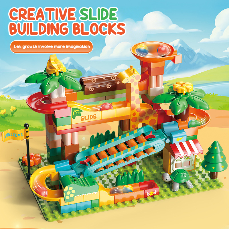 Big-sized Creative Building Bl – Marble Run Set recenzja i cena