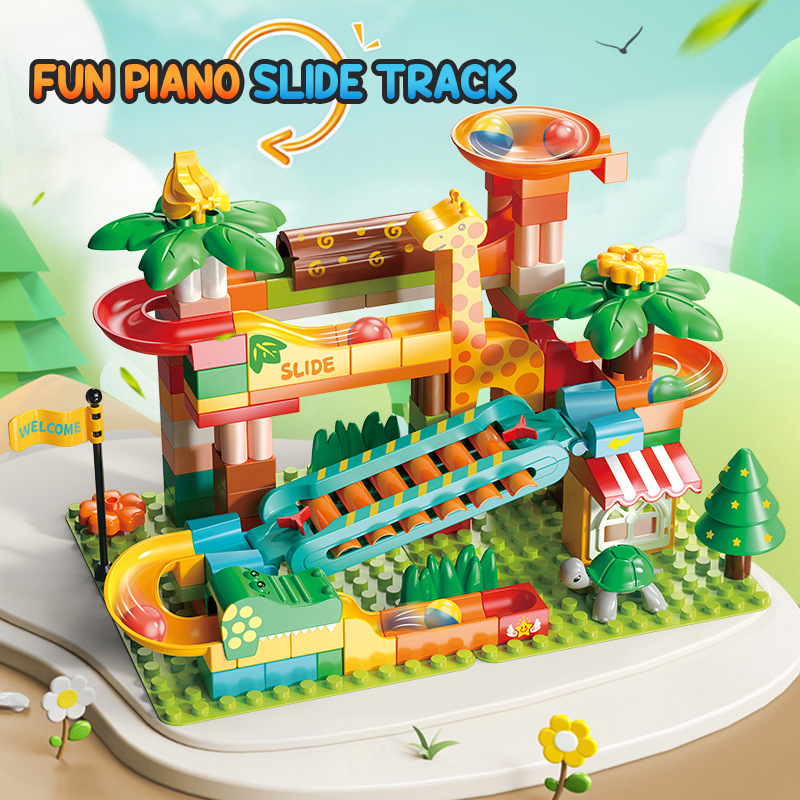 Big-sized Creative Building Bl – Marble Run Set recenzja i cena