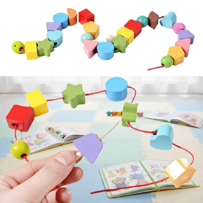 Early Learning Montessori Toys – Wooden Blocks Stacking recenzja i cena