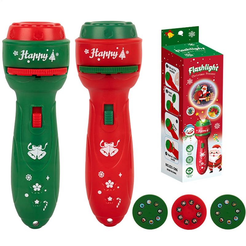 Christmas Handheld Flashlight  – Kids Toys Cartoon Images recenzja i cena