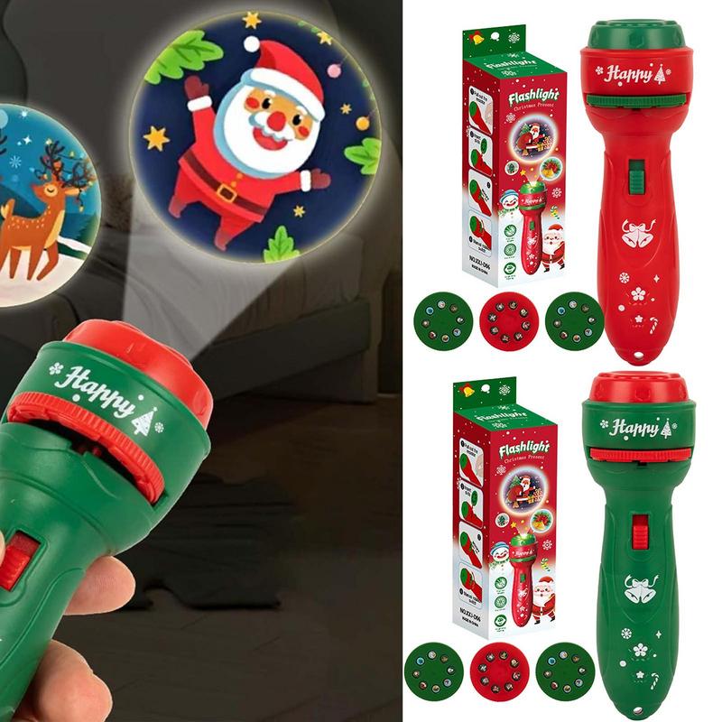Christmas Handheld Flashlight  – Kids Toys Cartoon Images recenzja i cena