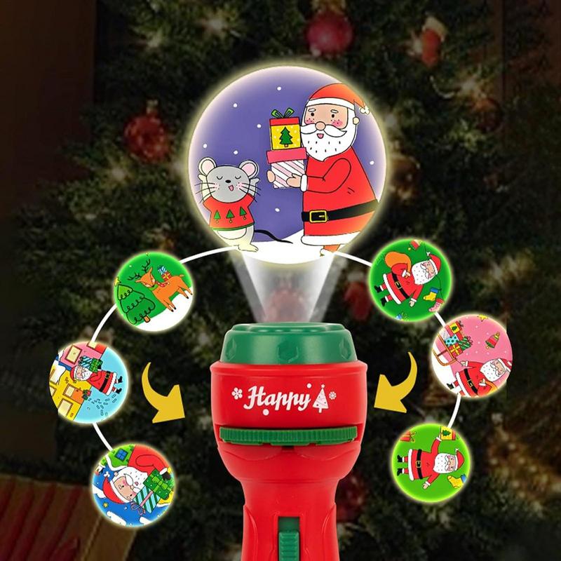 Christmas Handheld Flashlight  – Kids Toys Cartoon Images recenzja i cena