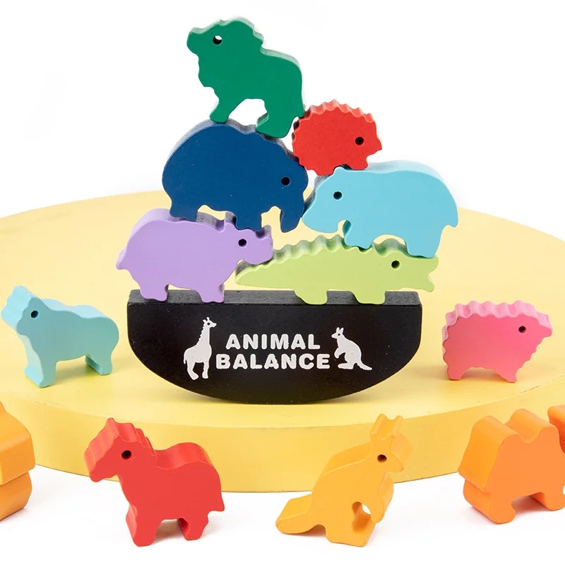 Wooden Balance Blocks Toys For – Wooden Blocks Stacking recenzja i cena