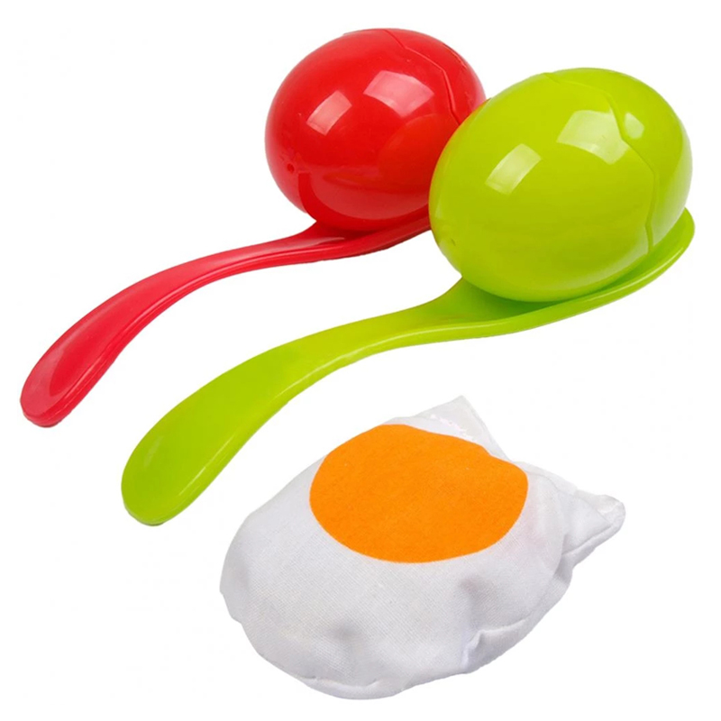 Set Egg And Spoon Game For Kid – Kids Toys Play Egg recenzja i cena