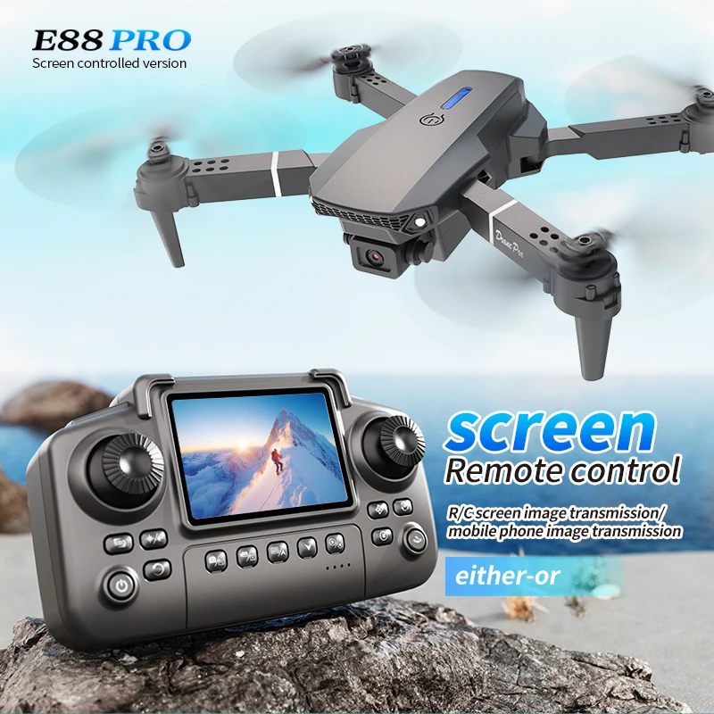 Professional E88 PRO Drone wit – Kids Toys Electric recenzja i cena