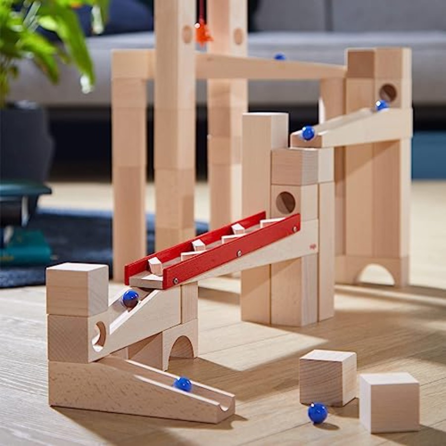 Educational Wooden Marble Run  – Marble Run Set recenzja i cena