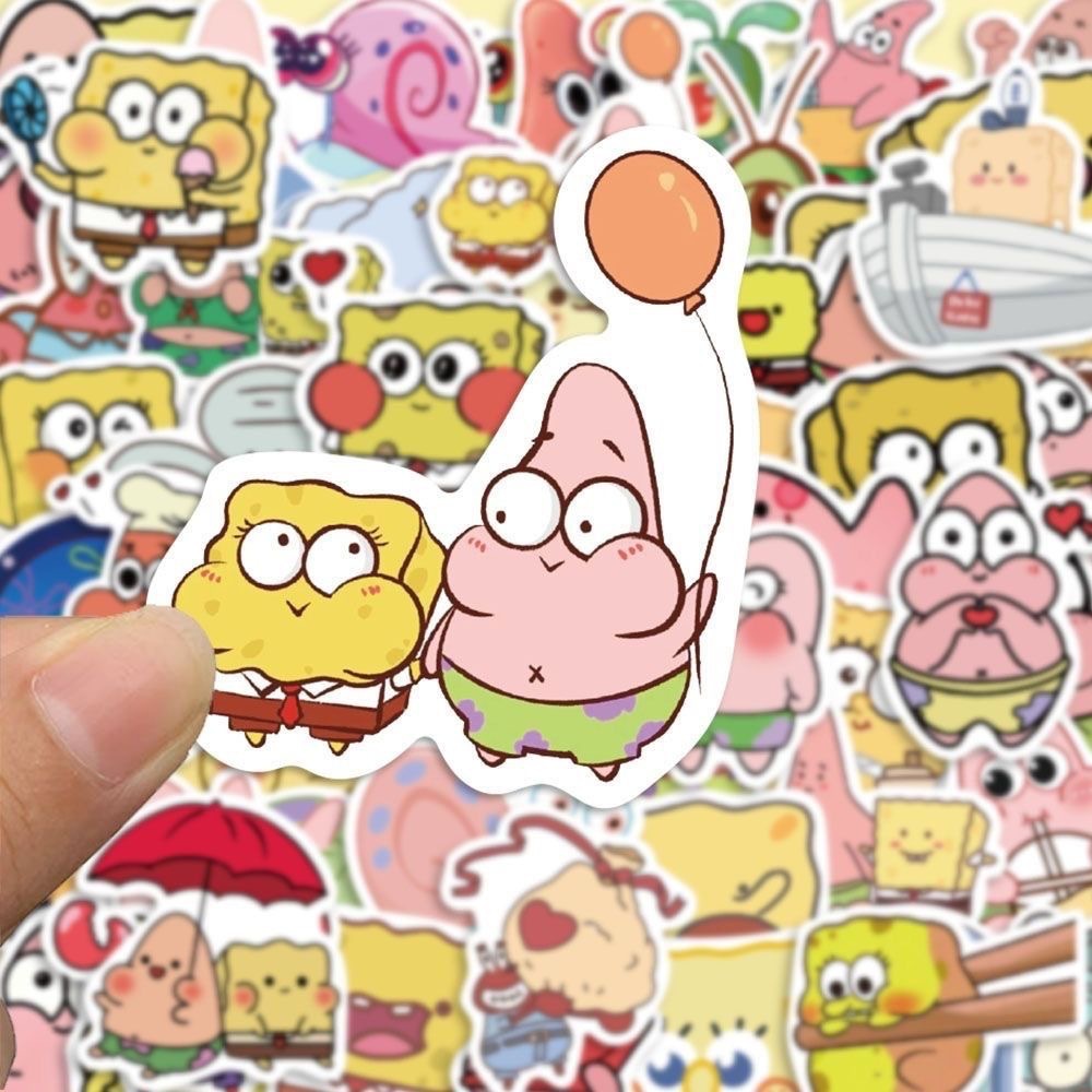 100pCS SpongeBob SquarePants S – Kids Toys Cartoon Images recenzja i cena