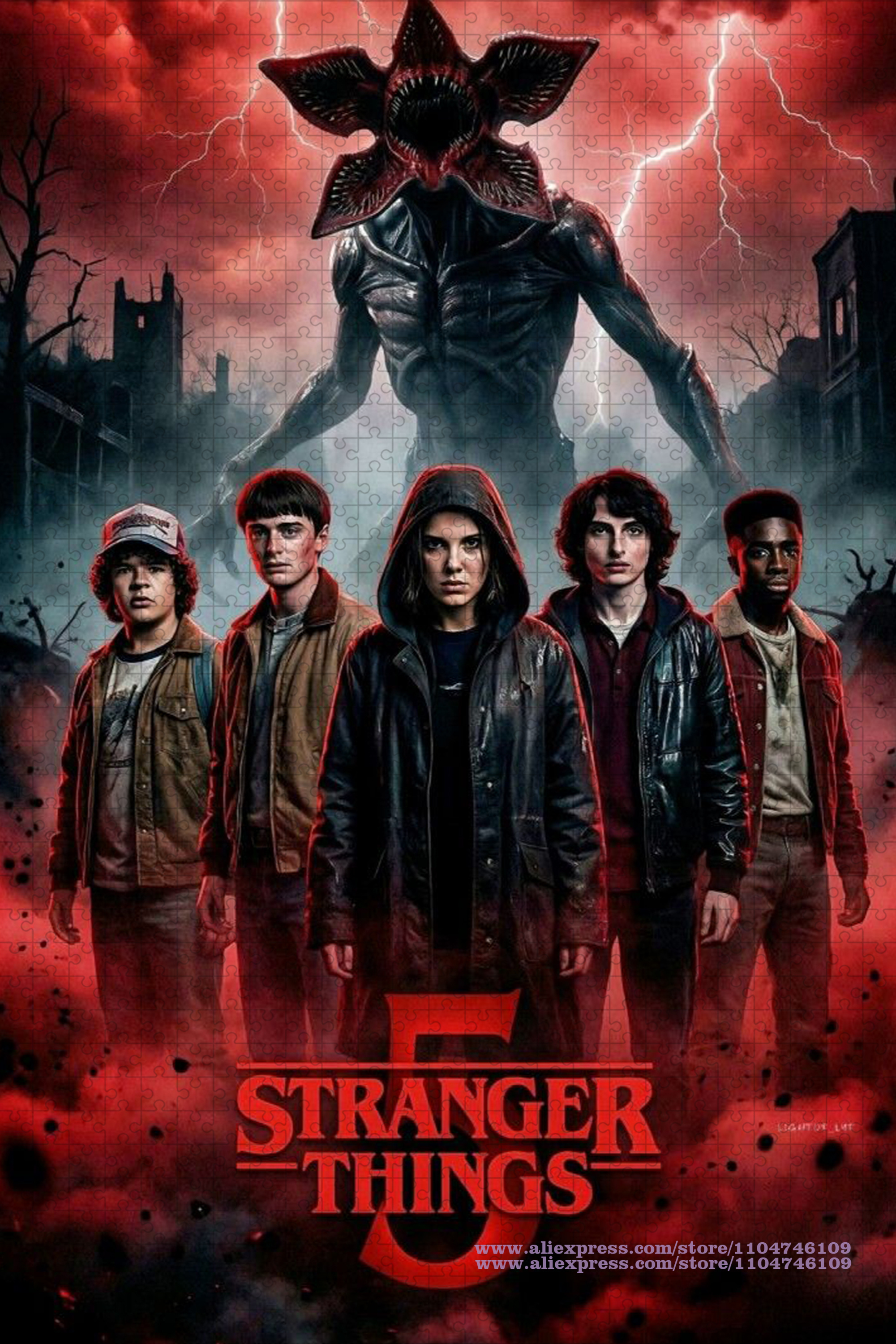 Stranger Things Puzzle Jigsaw  – Wooden Puzzle Kids recenzja i cena