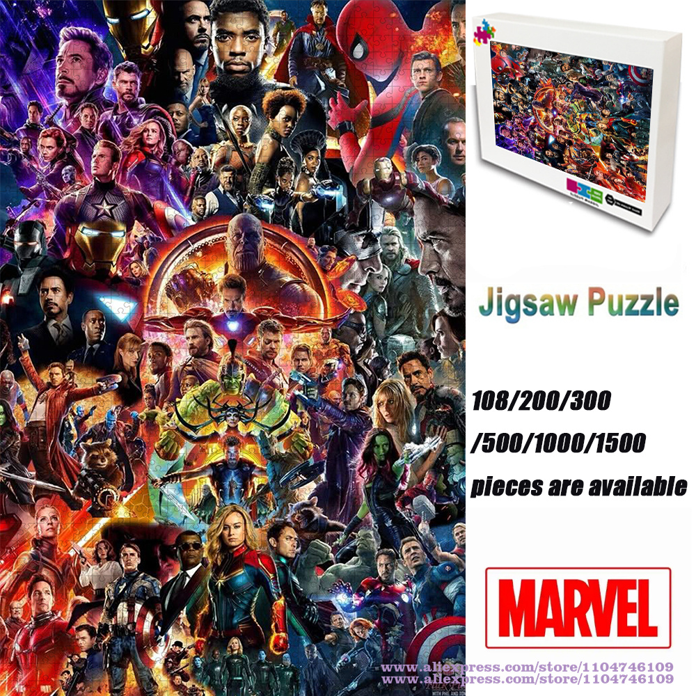 Marvel Characters Collections  – Wooden Puzzle Kids recenzja i cena