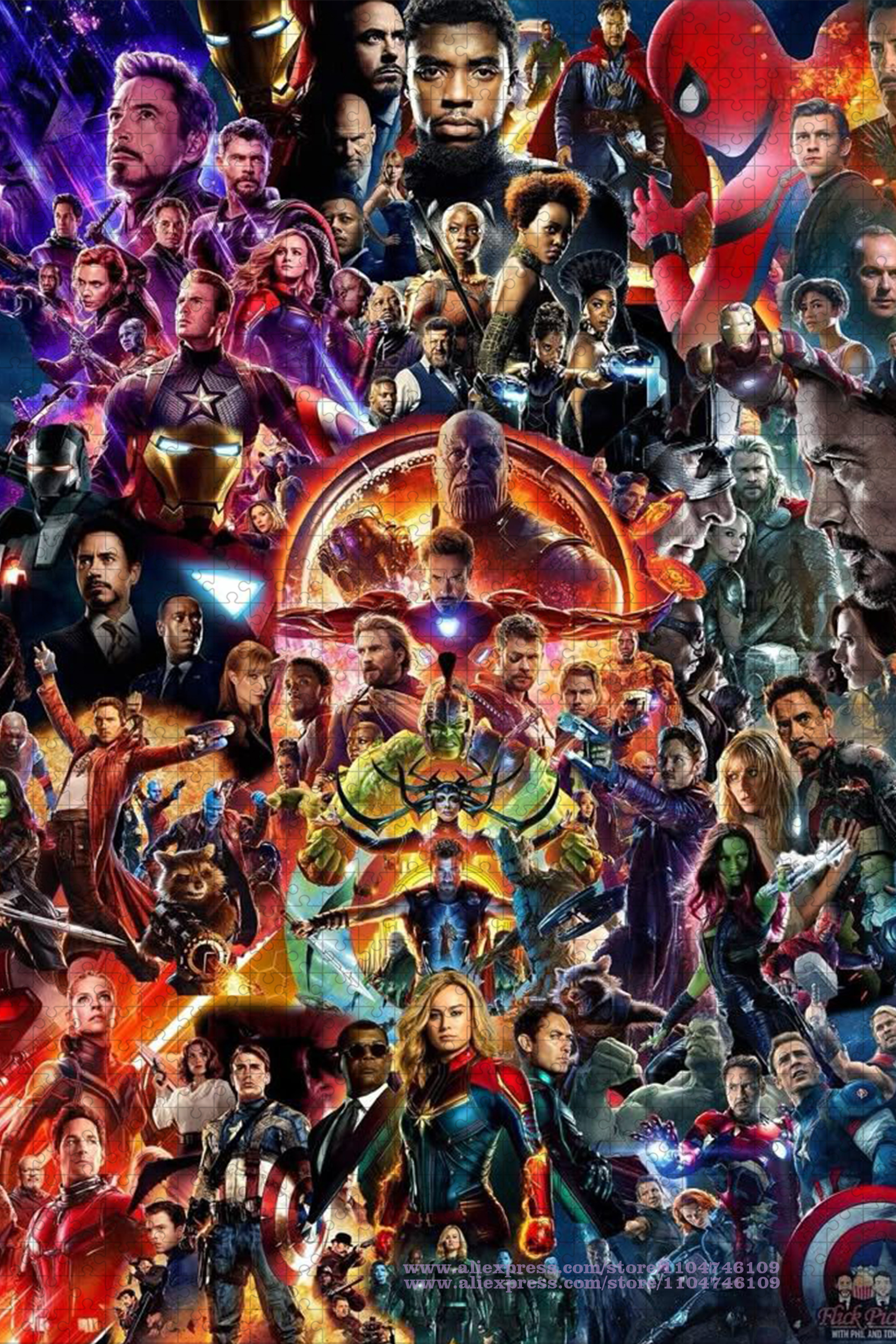 Marvel Characters Collections  – Wooden Puzzle Kids recenzja i cena