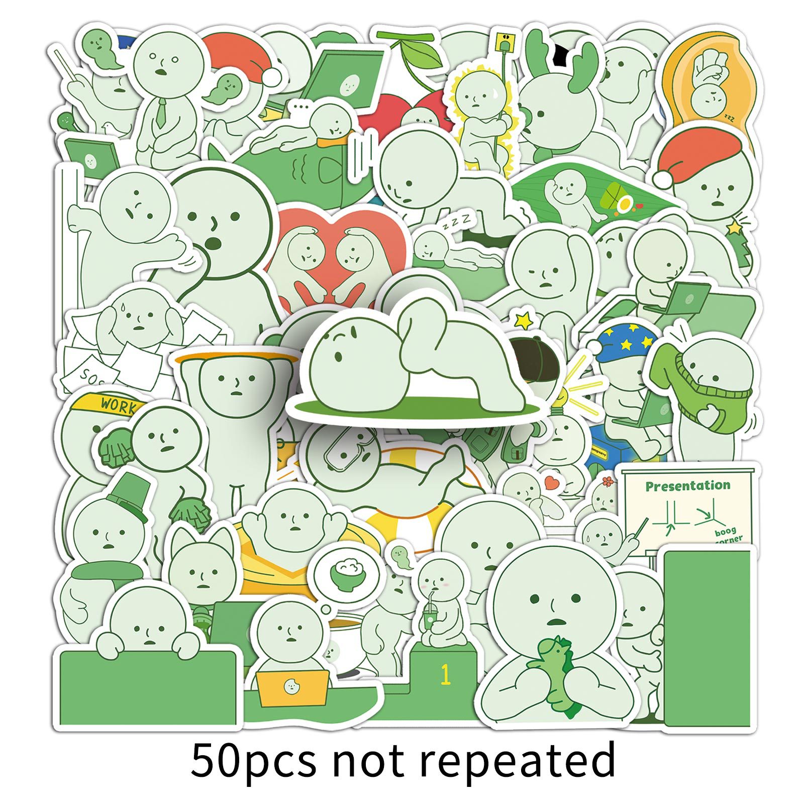 50PCS Smiski Stickers Cute Car – Kids Toys Cartoon Images recenzja i cena