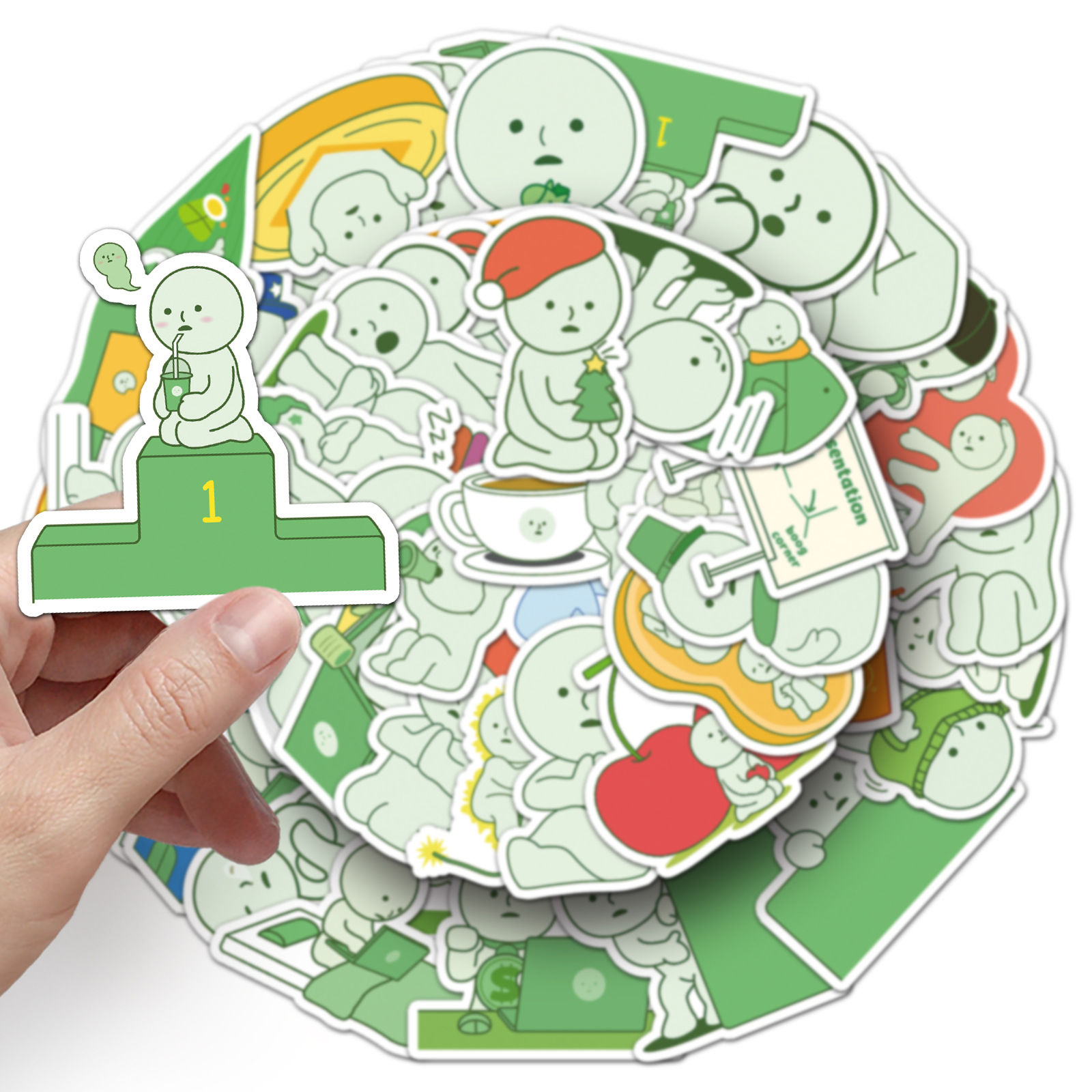 50PCS Smiski Stickers Cute Car – Kids Toys Cartoon Images recenzja i cena