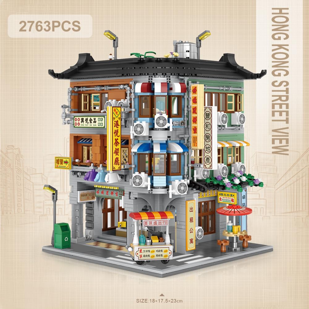 2763Pcs Commercial Corner Buil – Kids Toys Hong Kong recenzja i cena