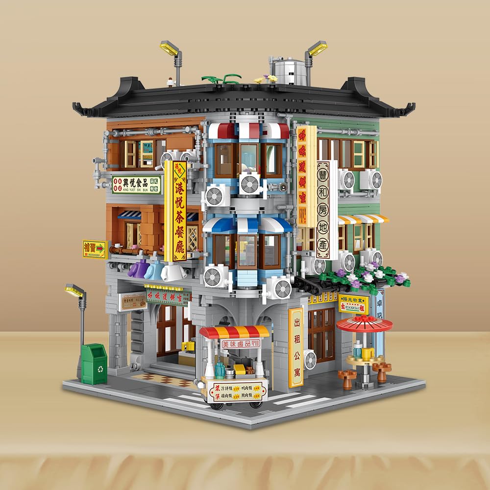 2763Pcs Commercial Corner Buil – Kids Toys Hong Kong recenzja i cena