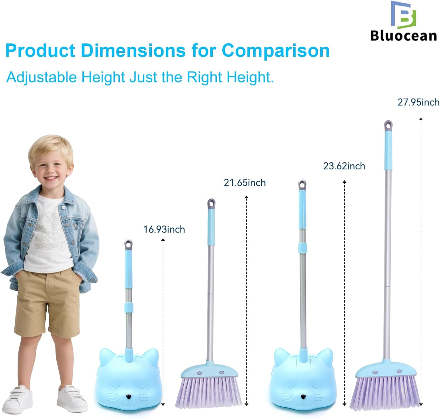 28'' Kids Mini Broom and Dustp – Kids Toys Cartoon Images recenzja i cena