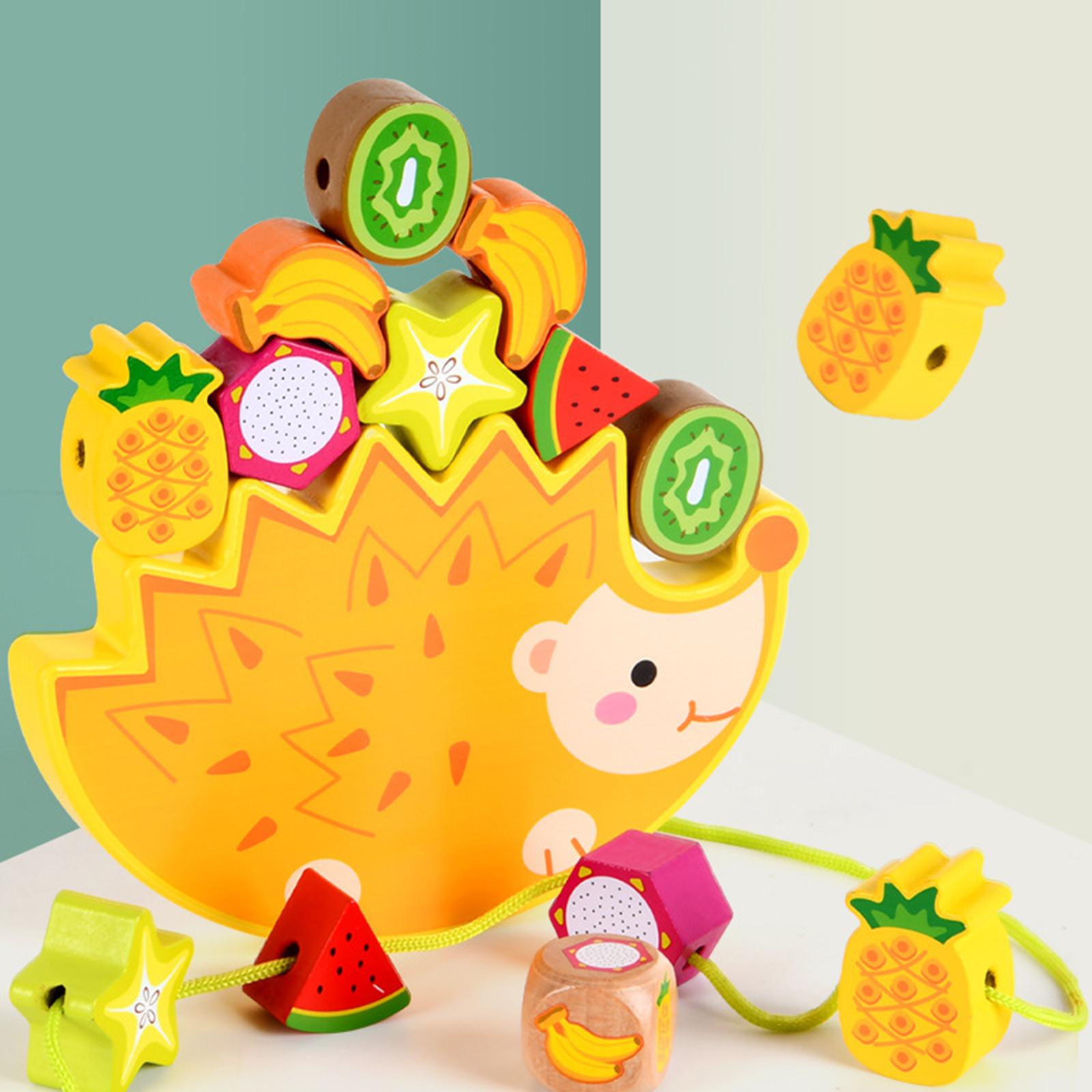 Colorful Stacking Blocks for C – Wooden Blocks Stacking recenzja i cena