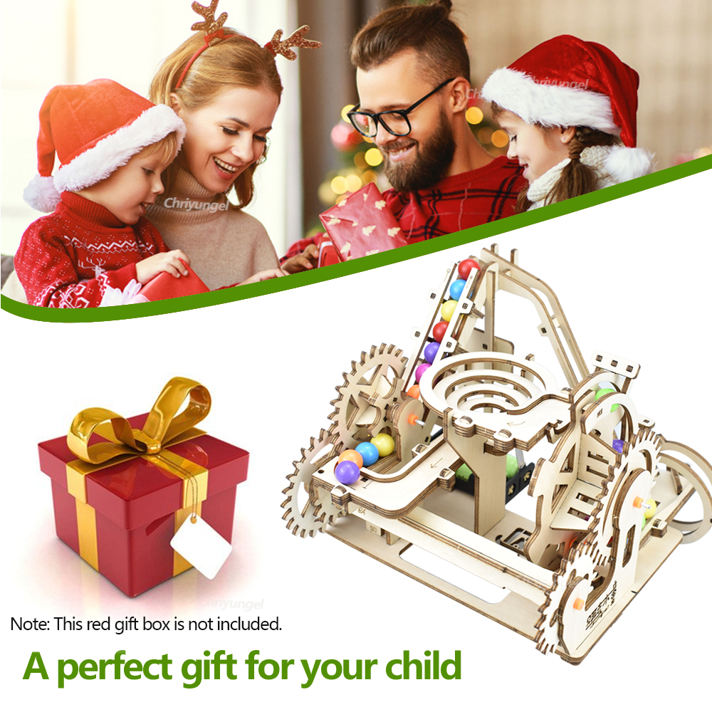Spiral Marble Run 3D Wooden Pu – Marble Run Set recenzja i cena