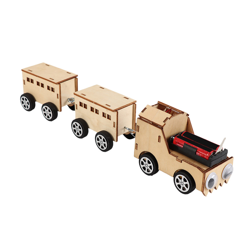 Electric Wooden Train Construc – Wooden Puzzle Kids recenzja i cena