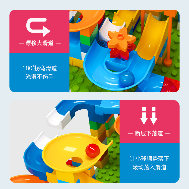 Rail Block Marble Race Run Sli – Marble Run Set recenzja i cena