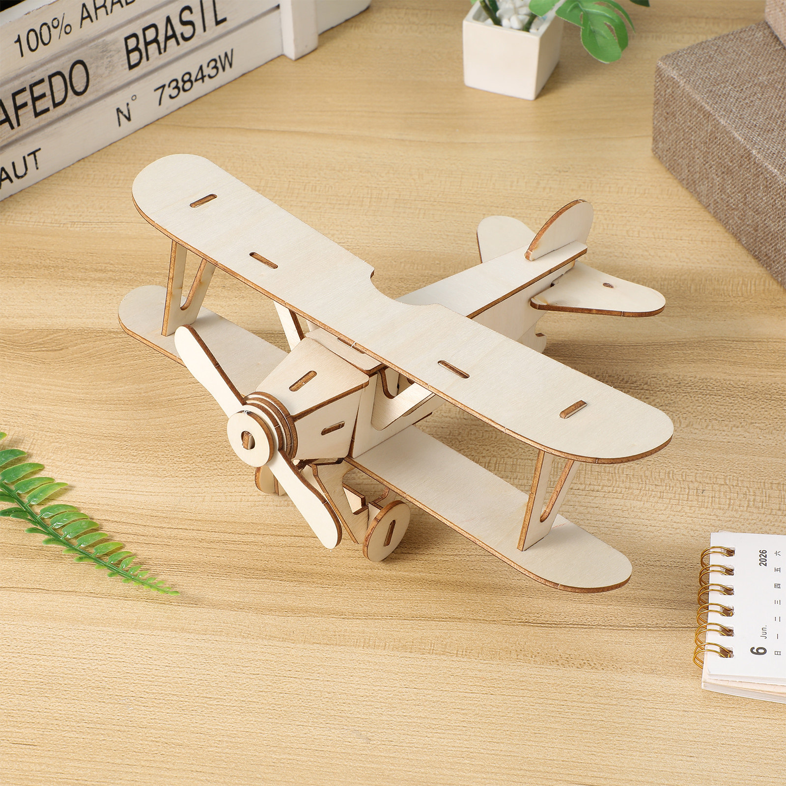 DIY Wooden 3D Airplane Assembl – Wooden Puzzle Kids recenzja i cena