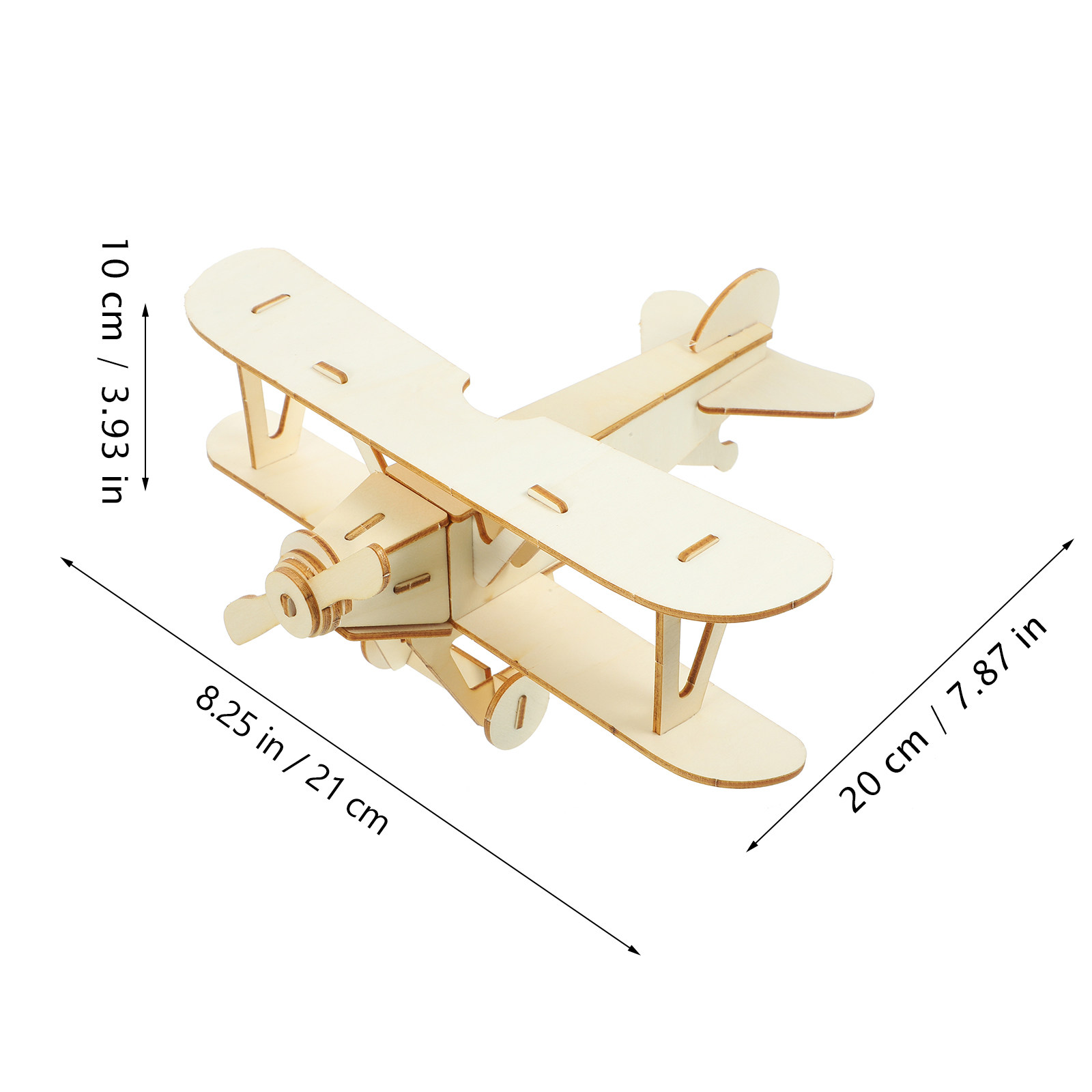 DIY Wooden 3D Airplane Assembl – Wooden Puzzle Kids recenzja i cena