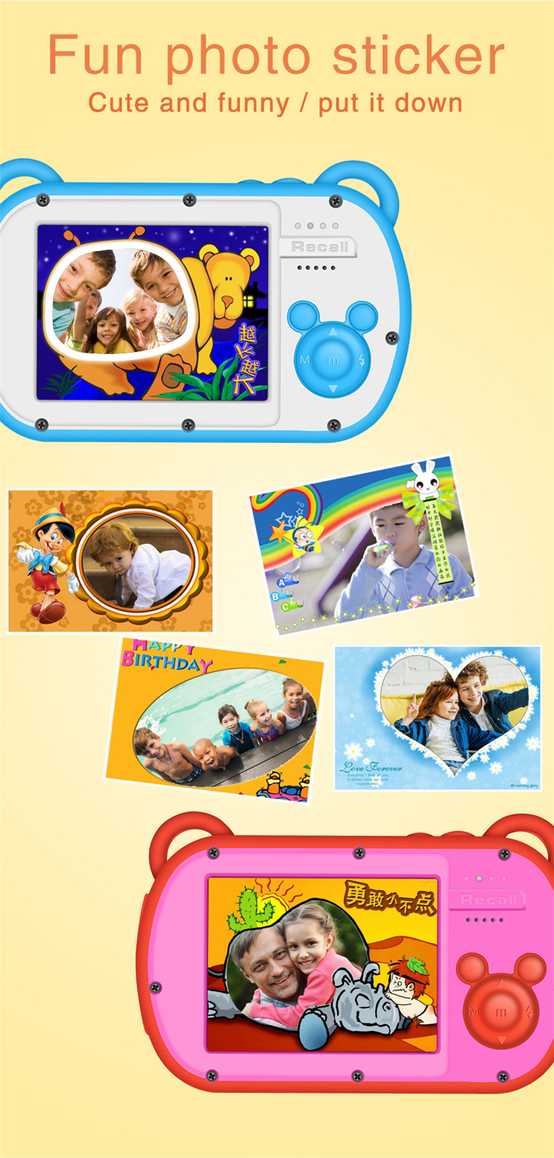 1080P Water-Proof Cartoon Cute – Kids Toys Cartoon Images recenzja i cena