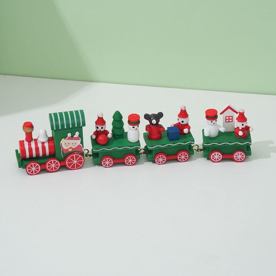 Christmas Train Painted Wooden – Top Kids Xmas Toys recenzja i cena