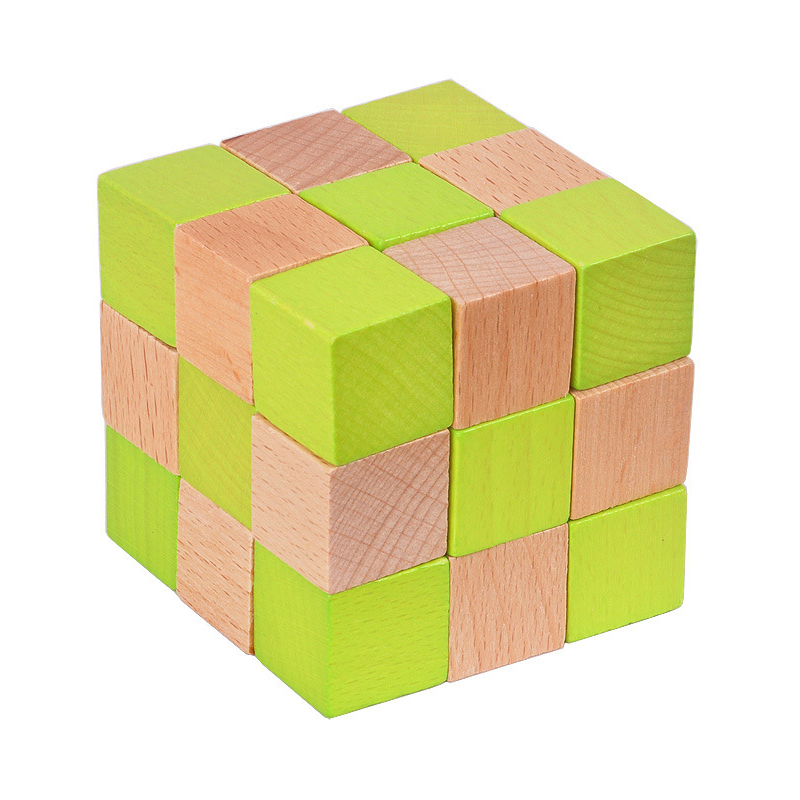 Wooden Snake Cube Puzzle IQ Lo – Wooden Puzzle Kids recenzja i cena