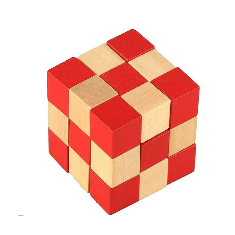 Wooden Snake Cube Puzzle IQ Lo – Wooden Puzzle Kids recenzja i cena