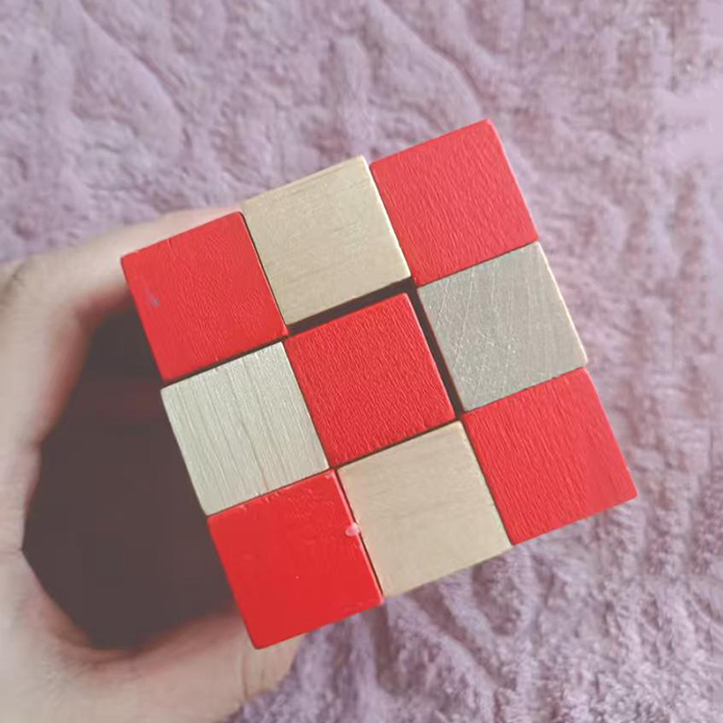 Wooden Snake Cube Puzzle IQ Lo – Wooden Puzzle Kids recenzja i cena