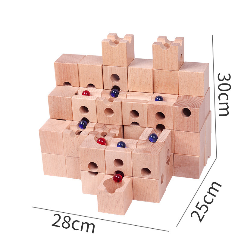 Solid Wood Marble Run Building – Marble Run Set recenzja i cena