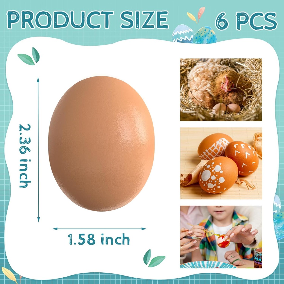 Natural Polished Wood Fake Nes – Kids Toys Play Egg recenzja i cena