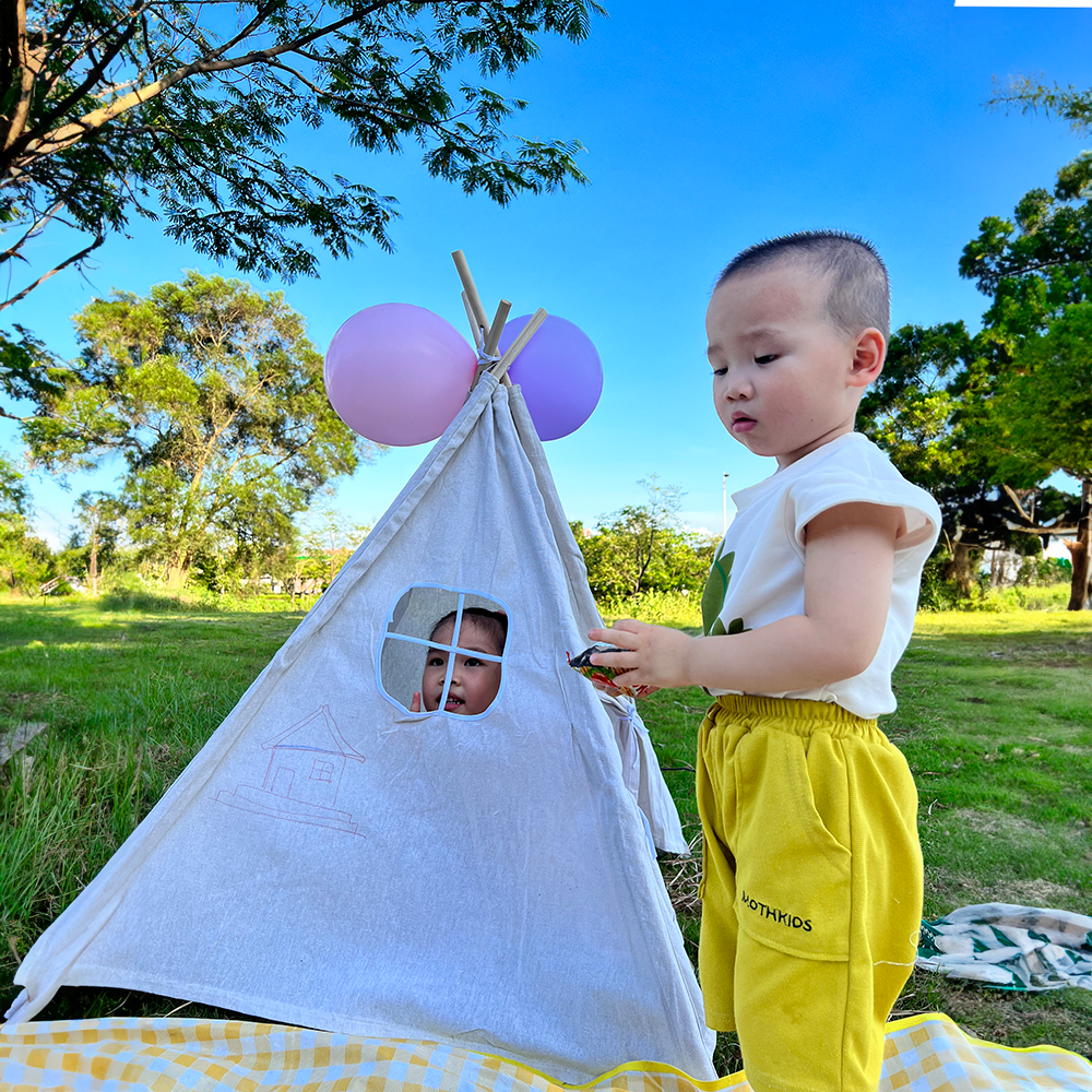 Popular Colorful Panited Tent  – Kids Toys Bd recenzja i cena