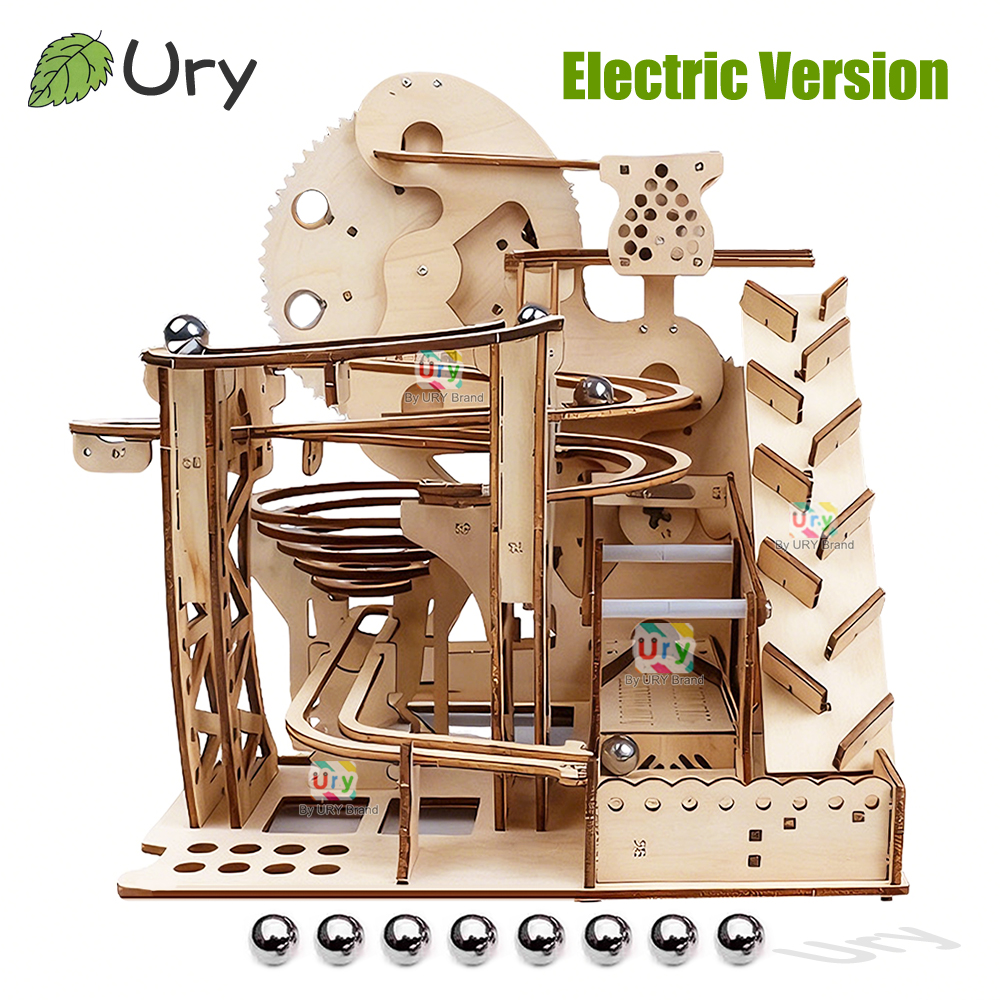 Ury 3D Wooden Puzzle Marble Ru – Marble Run Set recenzja i cena