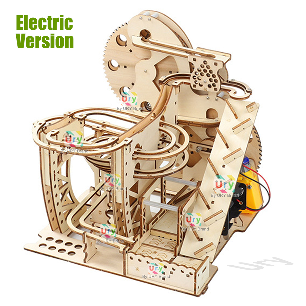 Ury 3D Wooden Puzzle Marble Ru – Marble Run Set recenzja i cena