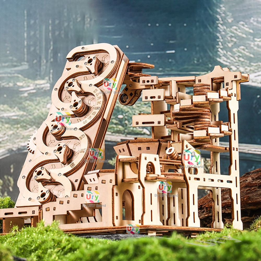 Ury 3D Wooden Puzzle Electric  – Marble Run Set recenzja i cena