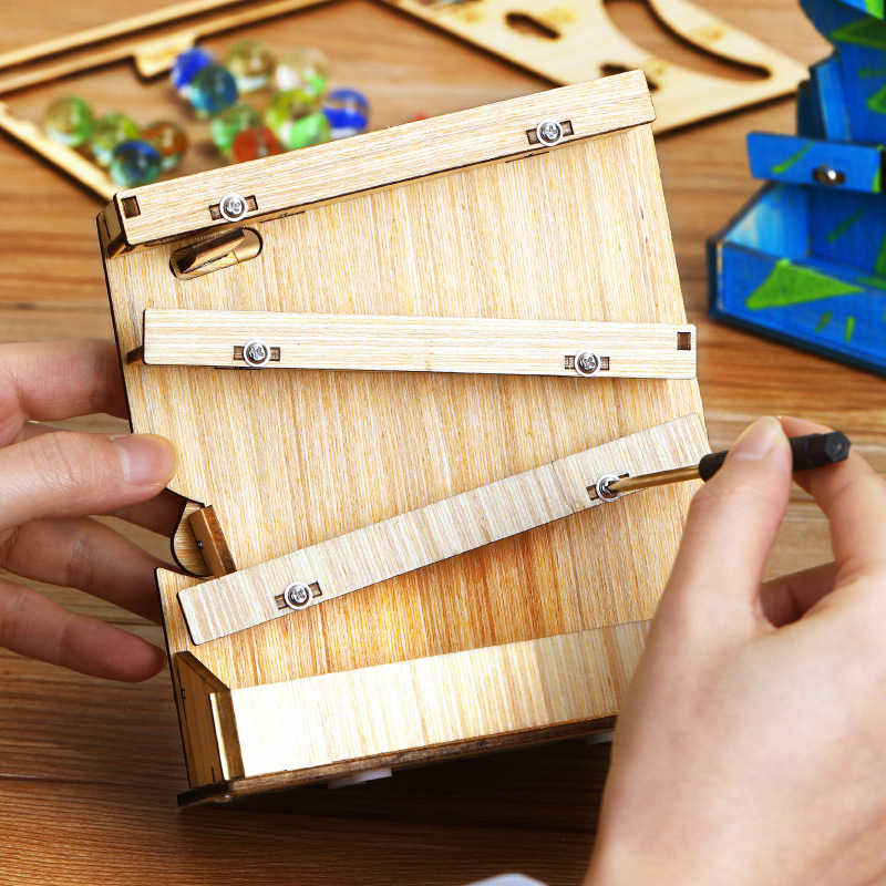 Wooden Marble Run DIY Kit, STE – Marble Run Set recenzja i cena