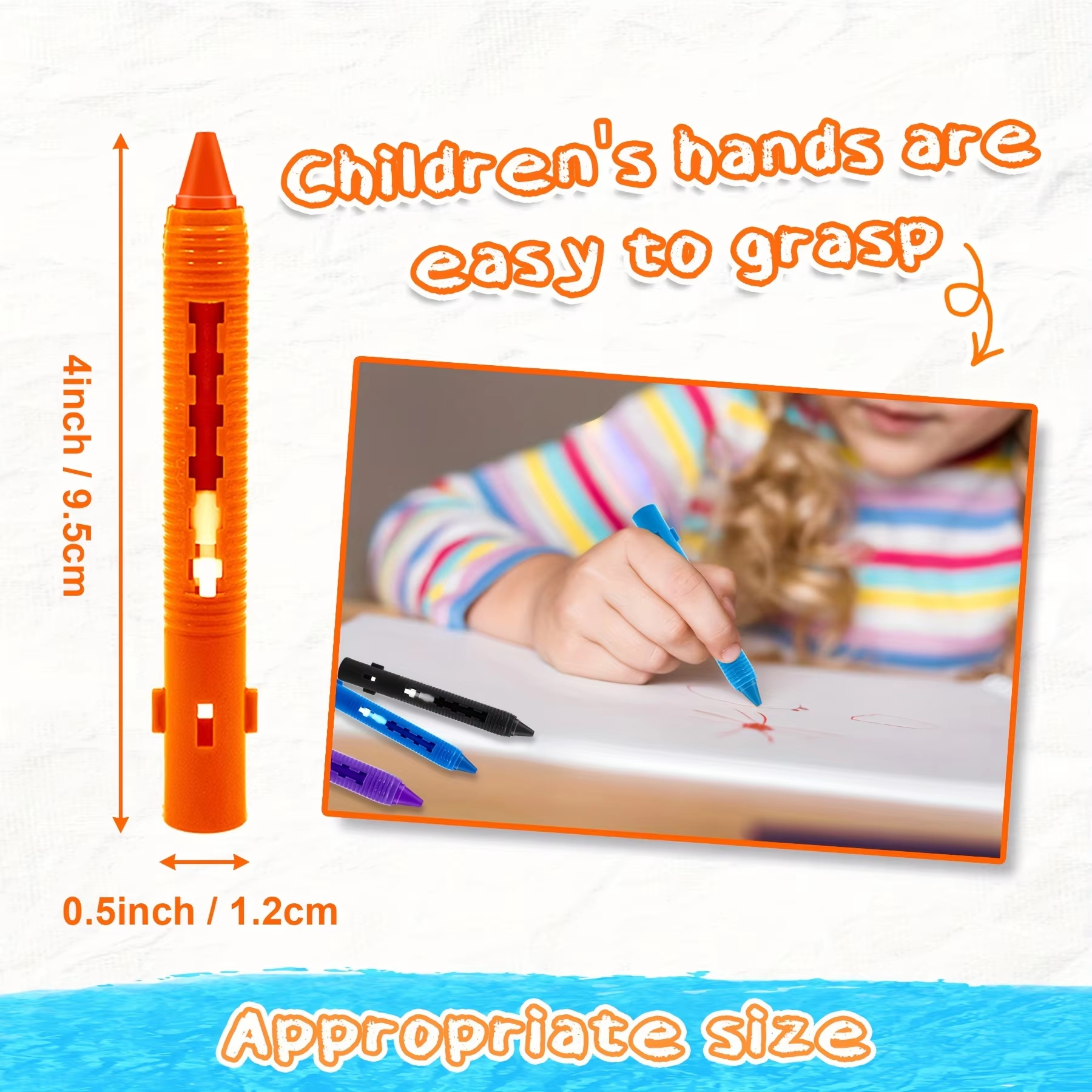 Washable Bath Crayons Set Colo – Kids Toys Drawing Easy recenzja i cena