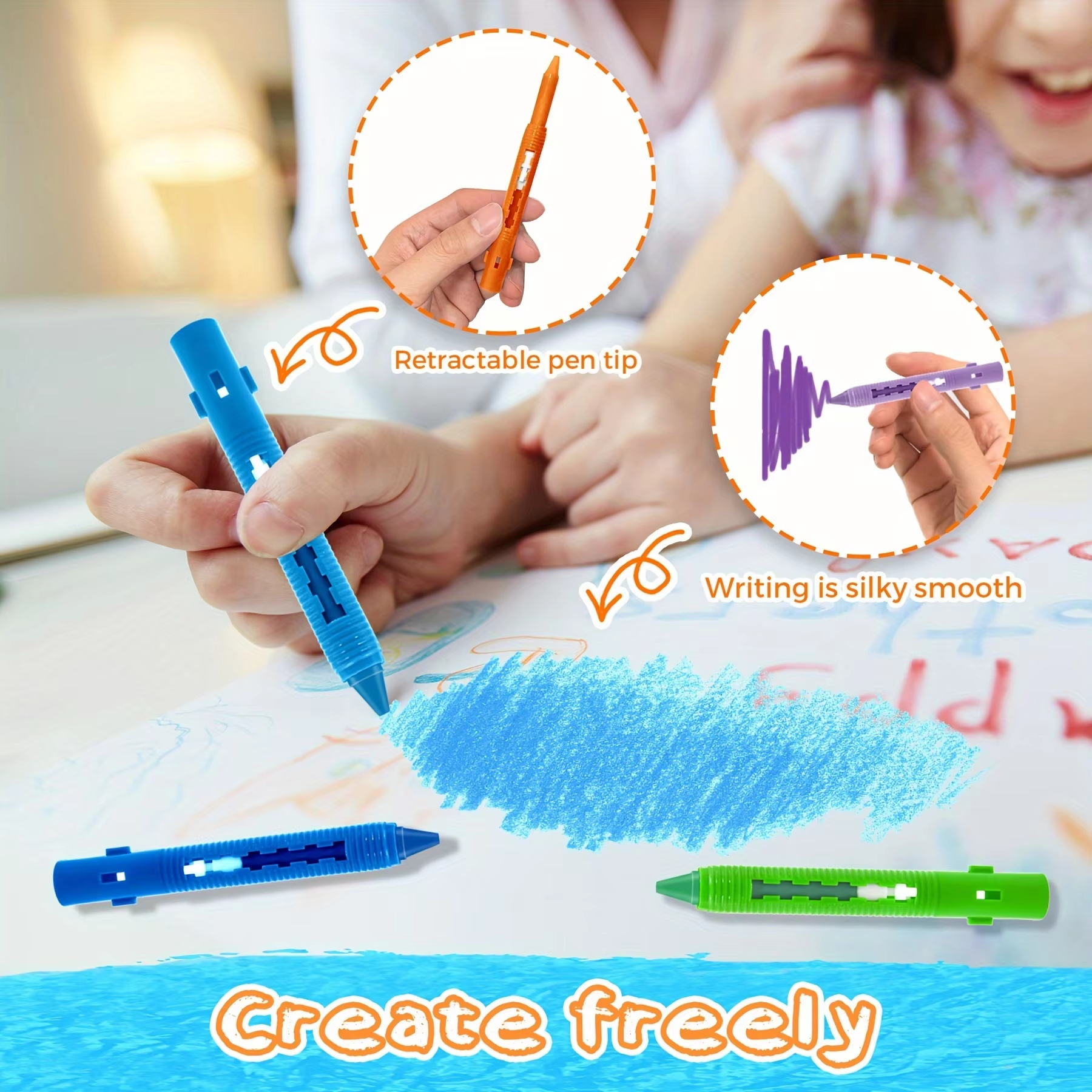 Washable Bath Crayons Set Colo – Kids Toys Drawing Easy recenzja i cena