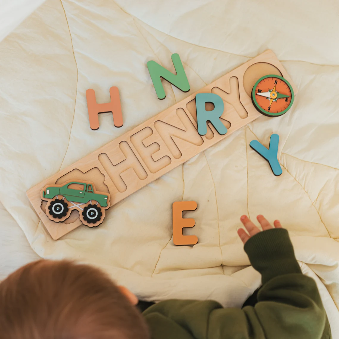Personalized Name Puzzle With  – Wooden Puzzle Kids recenzja i cena