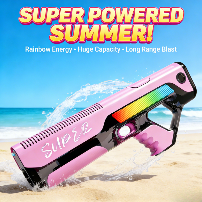 .Electric Rainbow Water Gun Au – Kids Toys Electric recenzja i cena