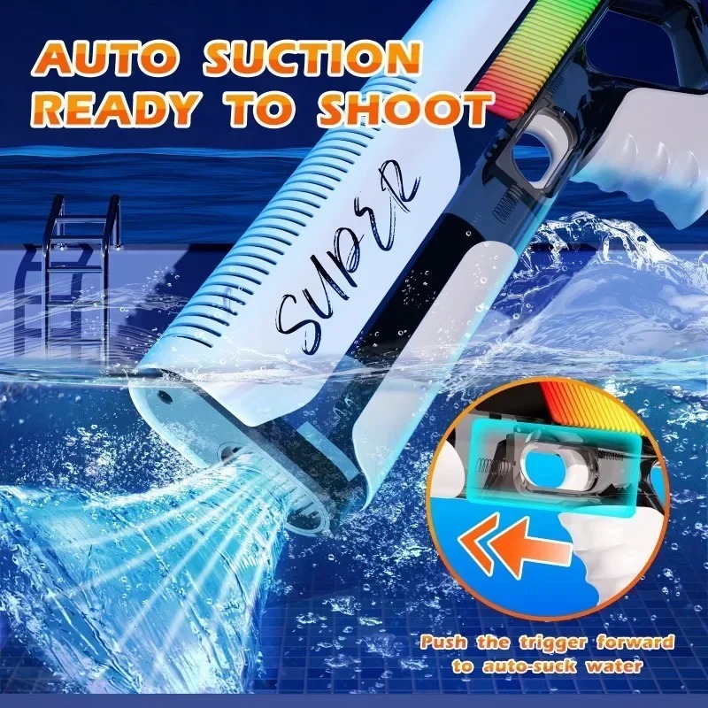 .Electric Rainbow Water Gun Au – Kids Toys Electric recenzja i cena