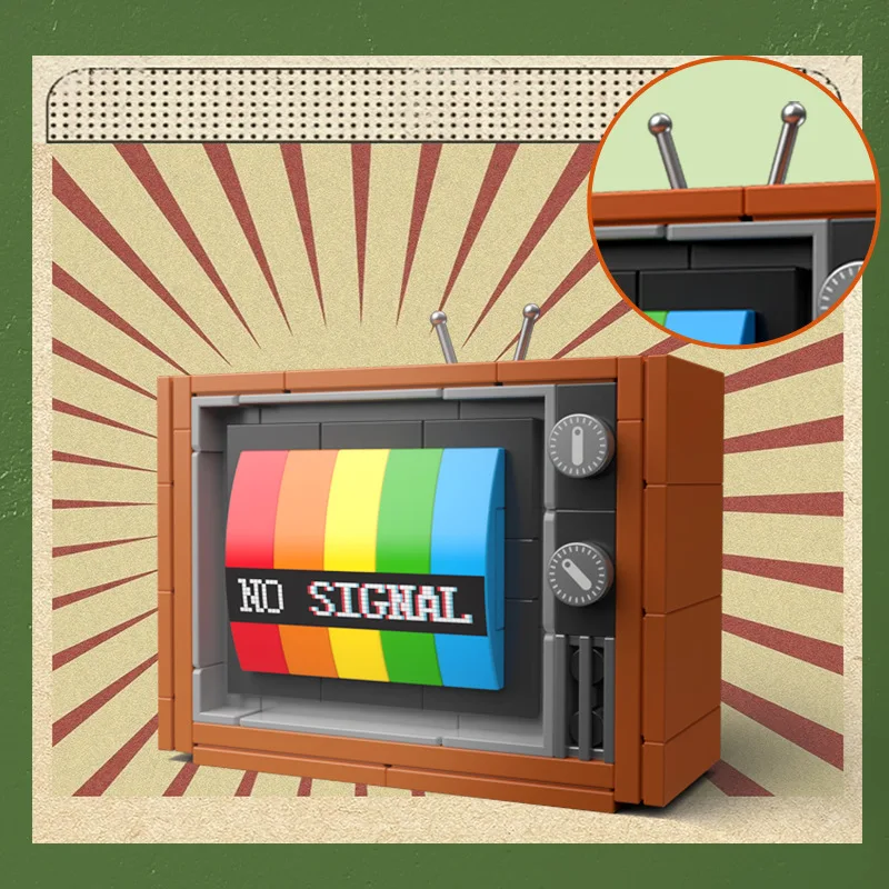 Retro DIY Building Blocks TV R – Kids Toys Electric recenzja i cena