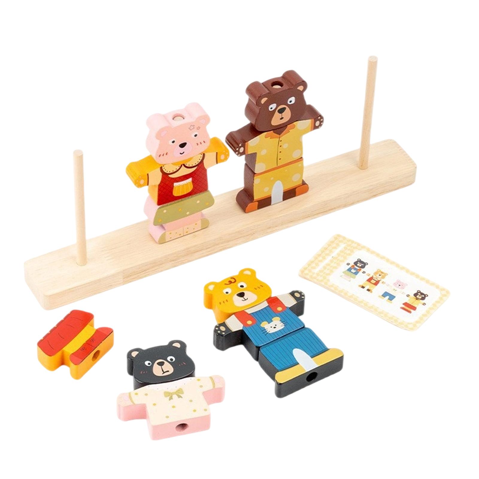 Children’s Educational Wooden  – Wooden Blocks Stacking recenzja i cena